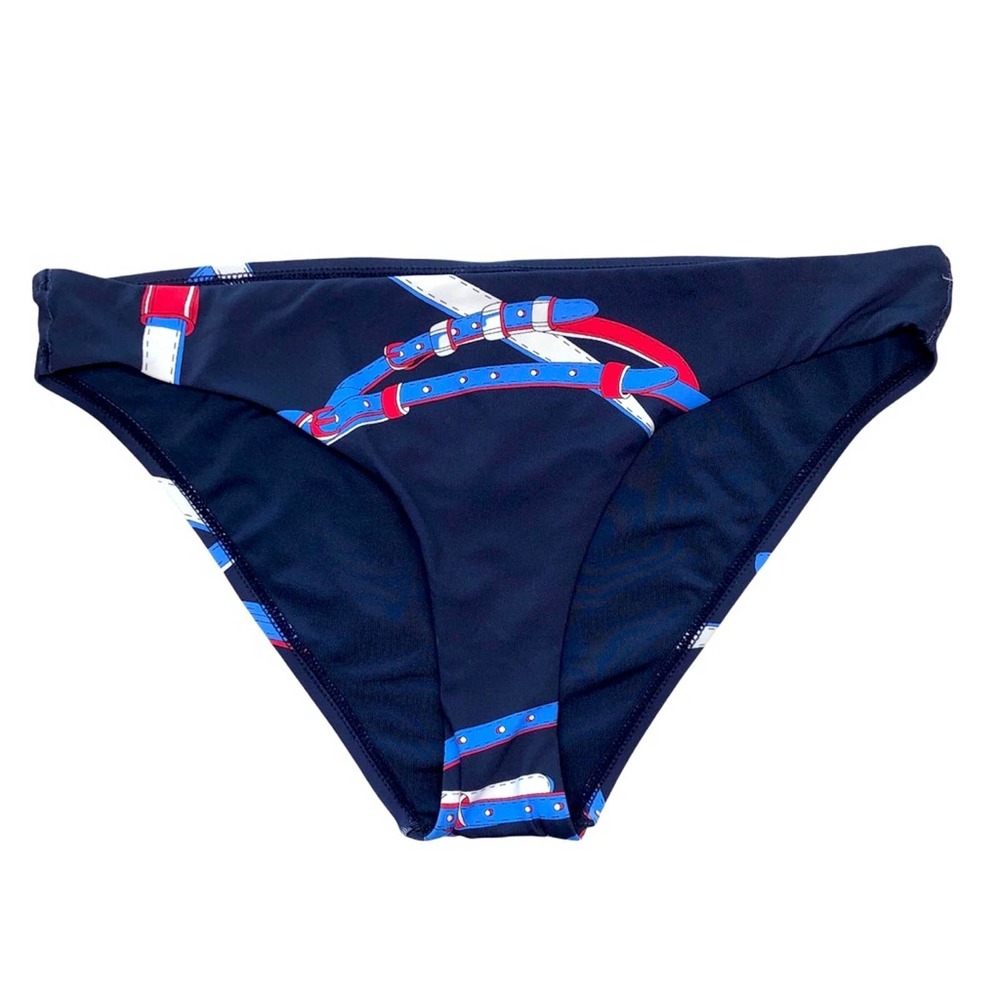 NWT J. McLaughlin Malibu Bikini Bottom in Monterrey Belt Print - Large